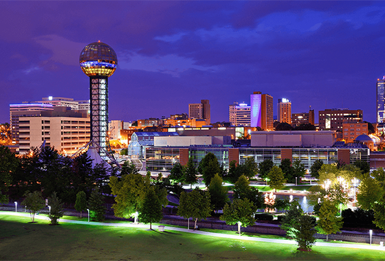 Downtown Knoxville Tennessee